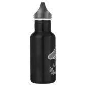 Der Mustartist Edelstahlflasche (Links)