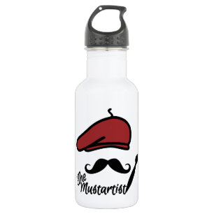Der Mustartist Trinkflasche