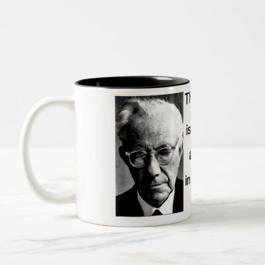 Der Mut, Paul Tillich zu sein Zweifarbige Tasse (Links)