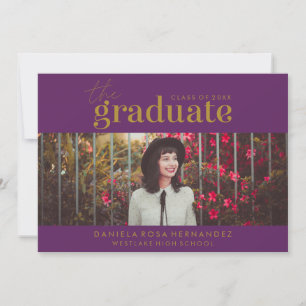 DER MUTIGE ABSOLVENT   FOTO ABSOLVENTEN EINLADUNG