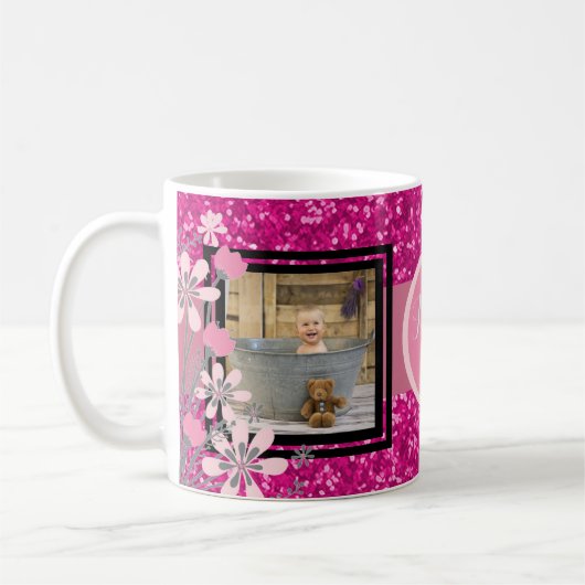Der Mutter Tagesgewohnheits-Fotos des Kaffeetasse (Links)