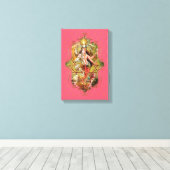 Der Mystiker Indiens 10 - überzogene Leinwände Leinwanddruck (Insitu (Holzboden))