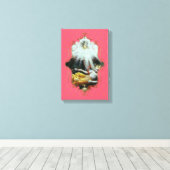 Der Mystiker Indiens 14 - überzogene Leinwände Leinwanddruck (Insitu (Holzboden))