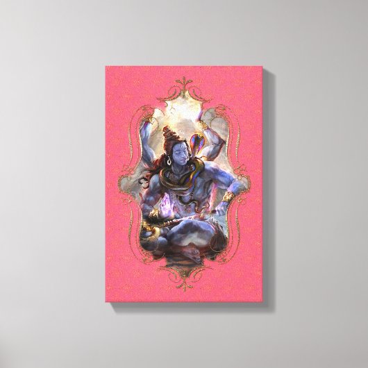 Der Mystiker Indiens 16 - überzogene Leinwände Leinwanddruck (Vorderseite)