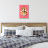 Der Mystiker Indiens 17 - überzogene Leinwand (Insitu (Schlafzimmer))