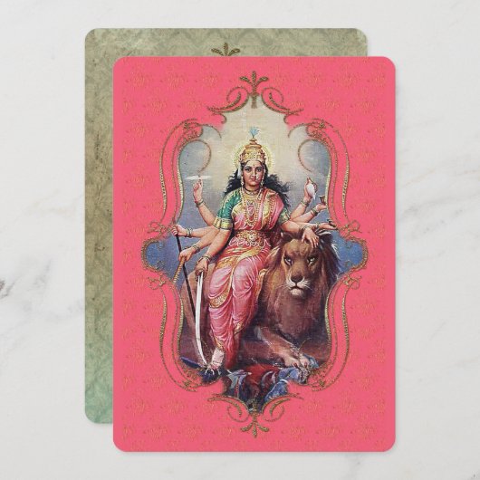 Der Mystiker Indiens 28 - Grußkarte Ankündigung (Vorne/Hinten)