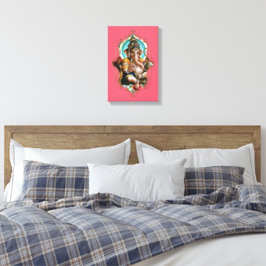 Der Mystiker Indiens 28 - verschlungene Canvas Leinwanddruck (Insitu (Schlafzimmer))