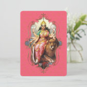 Der Mystiker Indiens 33 - Grußkarte Ankündigung (Stehend Vorderseite)