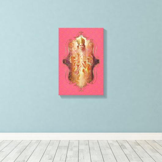 Der Mystiker Indiens 41 - überzogene Leinwand (Insitu (Holzboden))