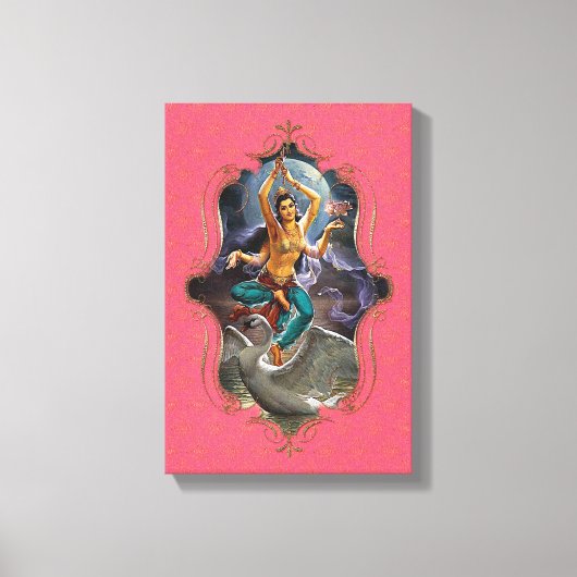 Der Mystiker Indiens 42 - überzogene Leinwand (Vorderseite)