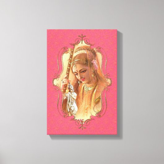 Der Mystiker Indiens 43 - überzogene Leinwand (Vorderseite)