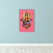 Der Mystiker Indiens 46 - überzogene Canvas Leinwanddruck (Insitu (Holzboden))