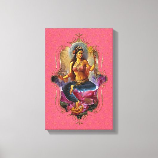 Der Mystiker Indiens 46 - überzogene Canvas Leinwanddruck (Vorderseite)