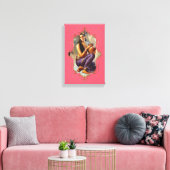 Der Mystiker Indiens 47 - verschlungene Canvas Leinwanddruck (Insitu (Wohnzimmer))