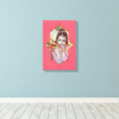 Der Mystiker Indiens 51 - überzogene Leinwand (Insitu (Holzboden))