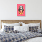 Der Mystiker Indiens 8 - verschlungene Leinwand (Insitu (Schlafzimmer))