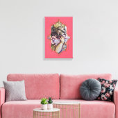 Der Mystiker von Indien 25 - verschlungene Canvas Leinwanddruck (Insitu (Wohnzimmer))