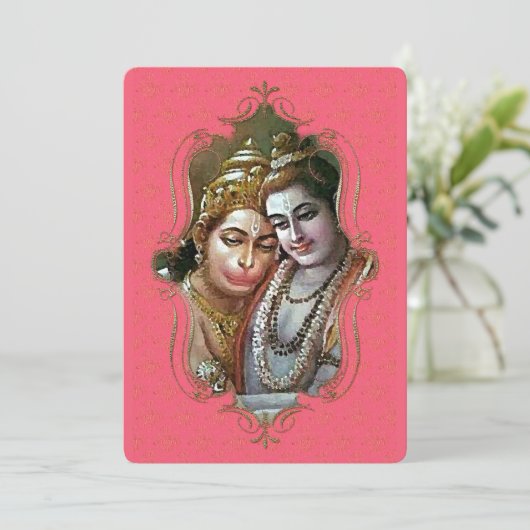 Der Mystiker von Indien 27 - Grußkarte Ankündigung (Stehend Vorderseite)