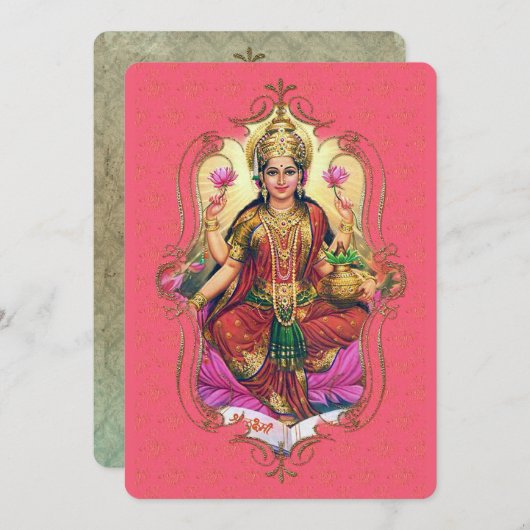 Der Mystiker von Indien 35 - Grußkarte Ankündigung (Vorne/Hinten)