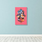 Der Mystiker von Indien 36 - verschlungene Canvas Leinwanddruck (Insitu (Holzboden))