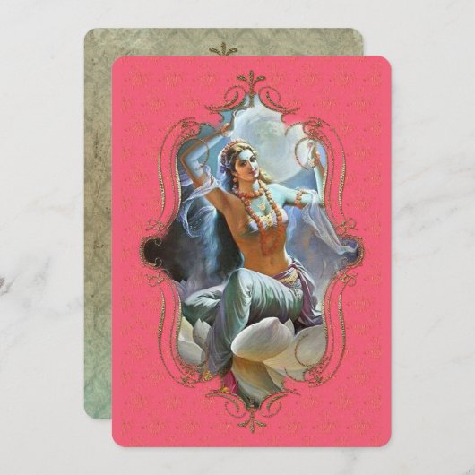 Der Mystiker von Indien 50 - Grußkarte Ankündigung (Vorne/Hinten)