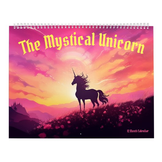 Der mystische Einhornkalender Kalender (Titelbild)