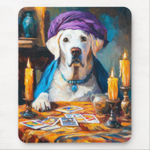 Der mystische Hund Lustiger Wahrsagerhund Mousepad