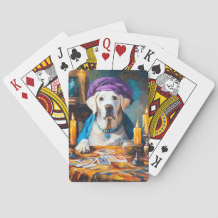 Der mystische Hund   Lustiger Wahrsagerhund Spielkarten