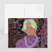 Der mystische Mann Postkarte (Vorne/Hinten)