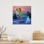 DER MYSTISCHE MERMAID POSTER (Küche)