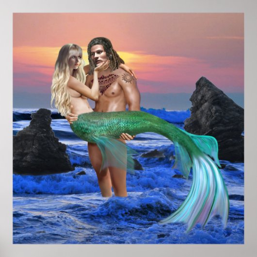 DER MYSTISCHE MERMAID POSTER (Vorne)
