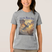 "Der Mystische Vogel Gerettet" Tri-Blend Shirt (Vorderseite)