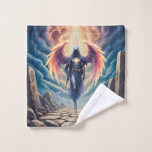 Der mystische Wächter der Hoffnung Badhandtuch Set (Waschlappen)
