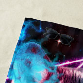 Der mystische Weltraumwolf Strandtuch (Beispiel)