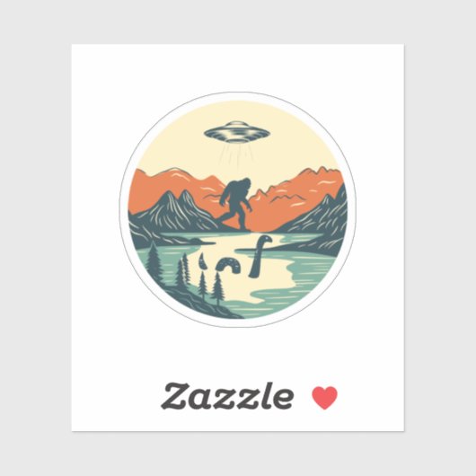 Der mythische Hintergrund für den Aufkleber aus Vi (Blatt)