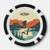 Der mythische Hintergrund Pokerchips (Rückseite)