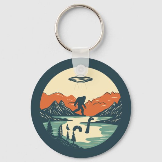 Der mythische Hintergrund Schlüsselanhänger (Vorderseite)