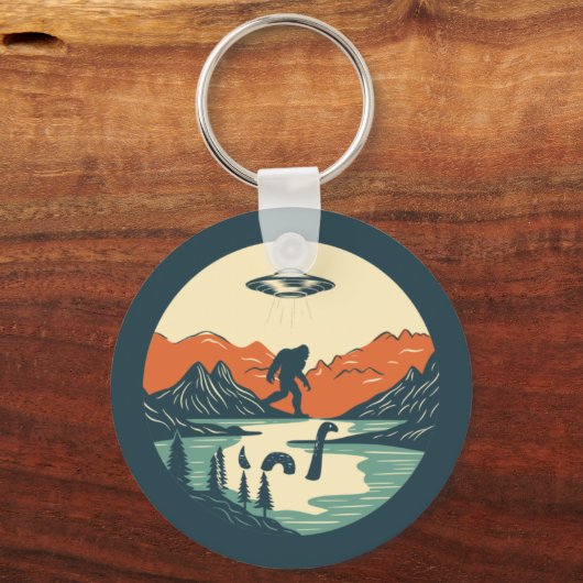 Der mythische Hintergrund Schlüsselanhänger (Rückseite)