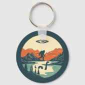 Der mythische Hintergrund Schlüsselanhänger (Rückseite)