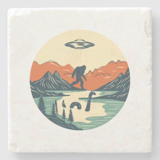 Der mythische Hintergrund Steinuntersetzer (Vorderseite)