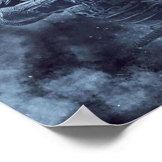 Der mythische Krieger der SAMURAI-Legende RONIN Poster (Ecke)