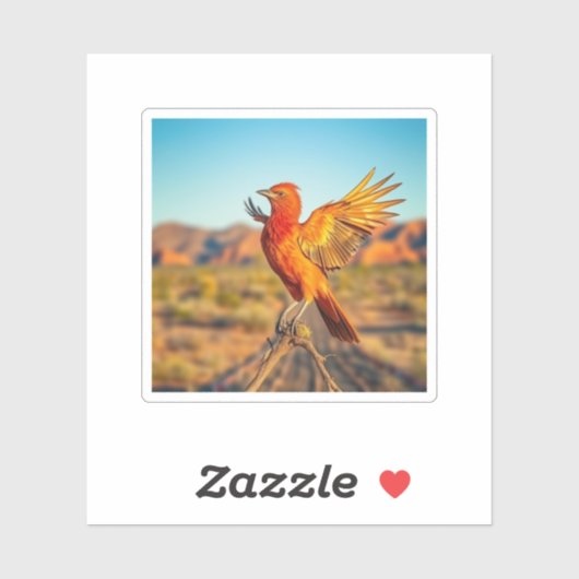 Der mythische Phönix, Arizona Aufkleber (Blatt)