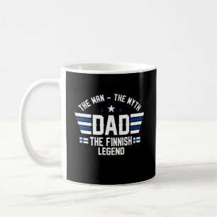 Der Mythos der finnischen Legend-Vater-Flag Patrio Kaffeetasse