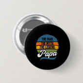 Der Mythos Der legendäre Papa-Vater-Tag Button (Vorne & Hinten)