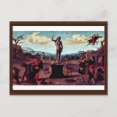 Der Mythos von Prometheus Malsequenz von fünf P Postkarte (Vorderseite)