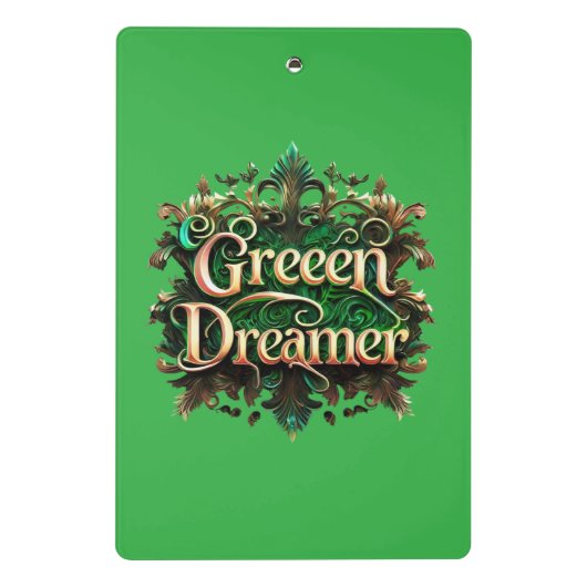 "Der Nachhaltige Weg" Mini Klemmbrett (Rückseite)