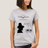 Der Nachkomme-Frauen Johns Alden Mayflower der T - T-Shirt (Vorderseite)