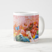 Der Nachmittag Jumbo-Tasse (Vorderseite Rechts)