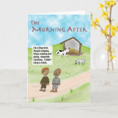 Der Nachmittag Karte (Gelbe Blume)