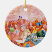Der Nachmittag Keramik Ornament (Hinten)